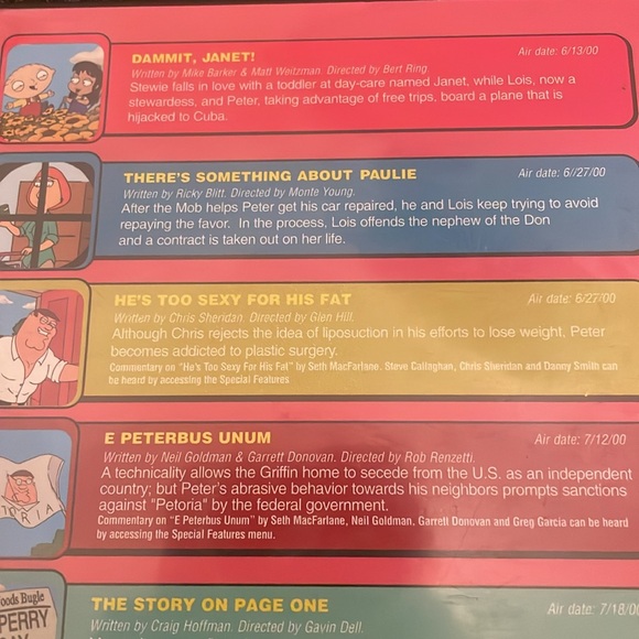 Family Guy Season Two Episodes 15-21 - Picture 4 of 5